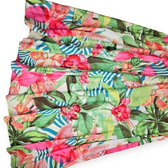 Farm Rio Tropical Flower Maxi Dress Small - Picture 6 of 12